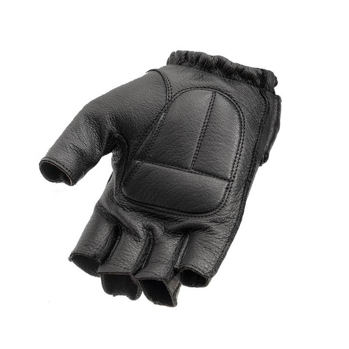 Cowhide Leather Gloves Scout Deer Skin Fingerless Gloves for wholesale by USA Leather Shop