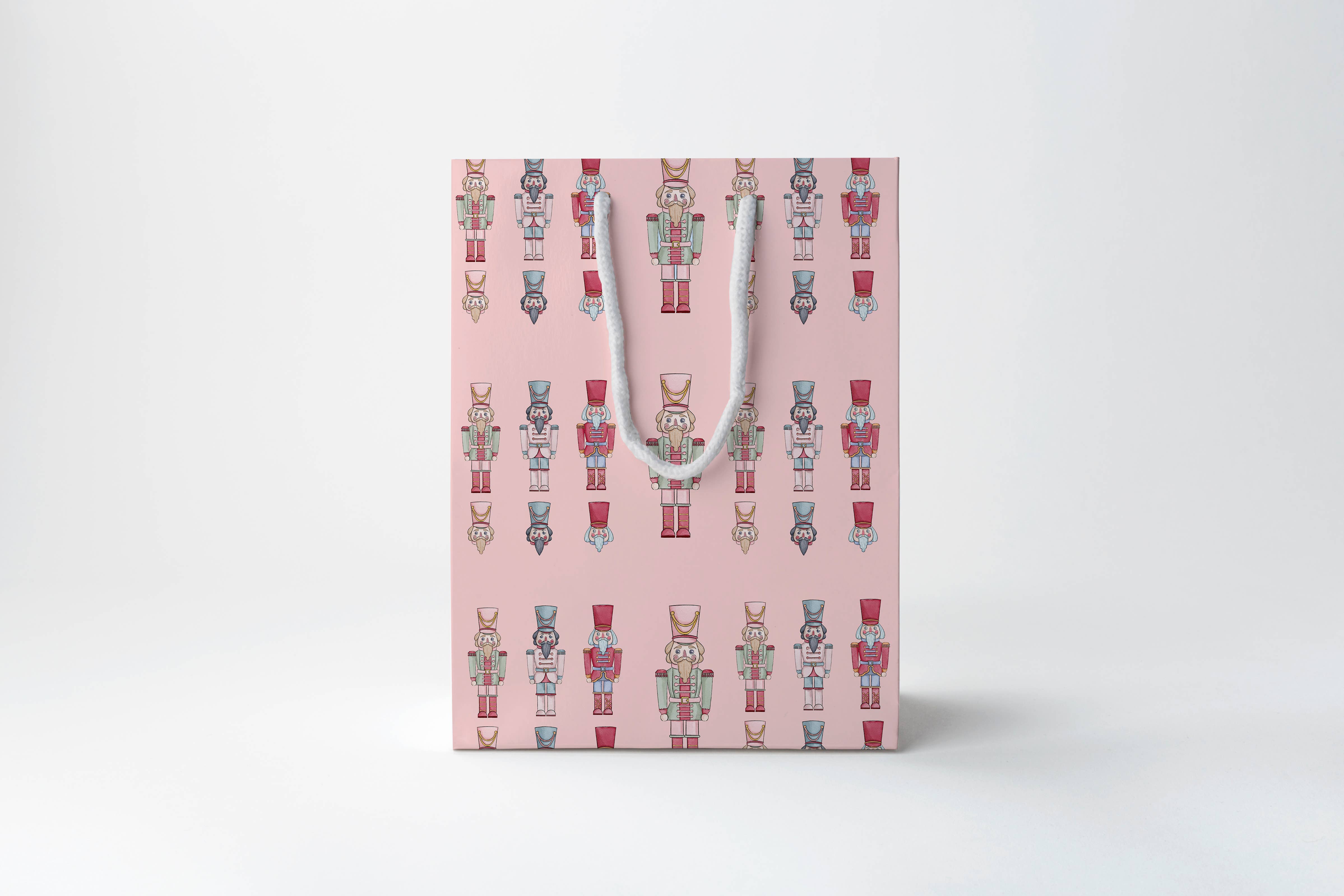 JOSIL Paperie & Gift - Wholesale Gift Bag - Pink Nutcracker Gift Bag