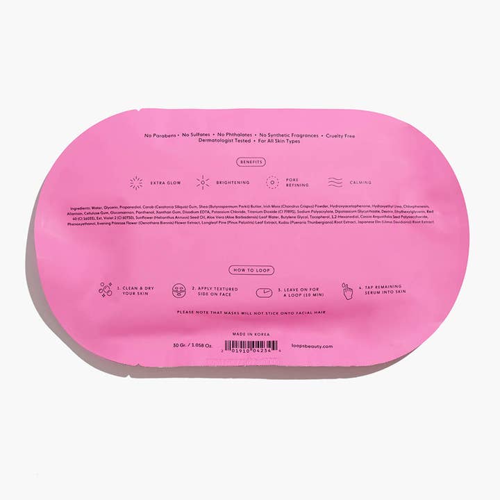LOOPS - Wholesale Skincare Face Mask - Double Take Single Mask5