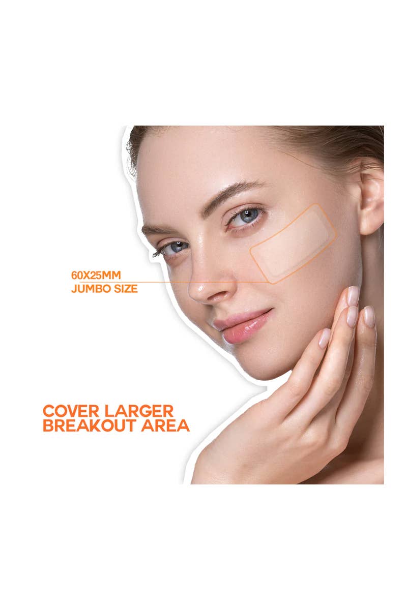 PINEAPPLE Beauty - Wholesale Acne/Hydrocolloid Patch - Epielle 0646-144 Acne Clear XL Patch - 12pc10