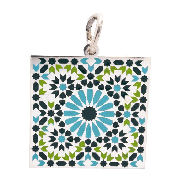 Mozarabiska gränshängsmycke i sterlingsilver för wholesale av Plata Pura Joyas