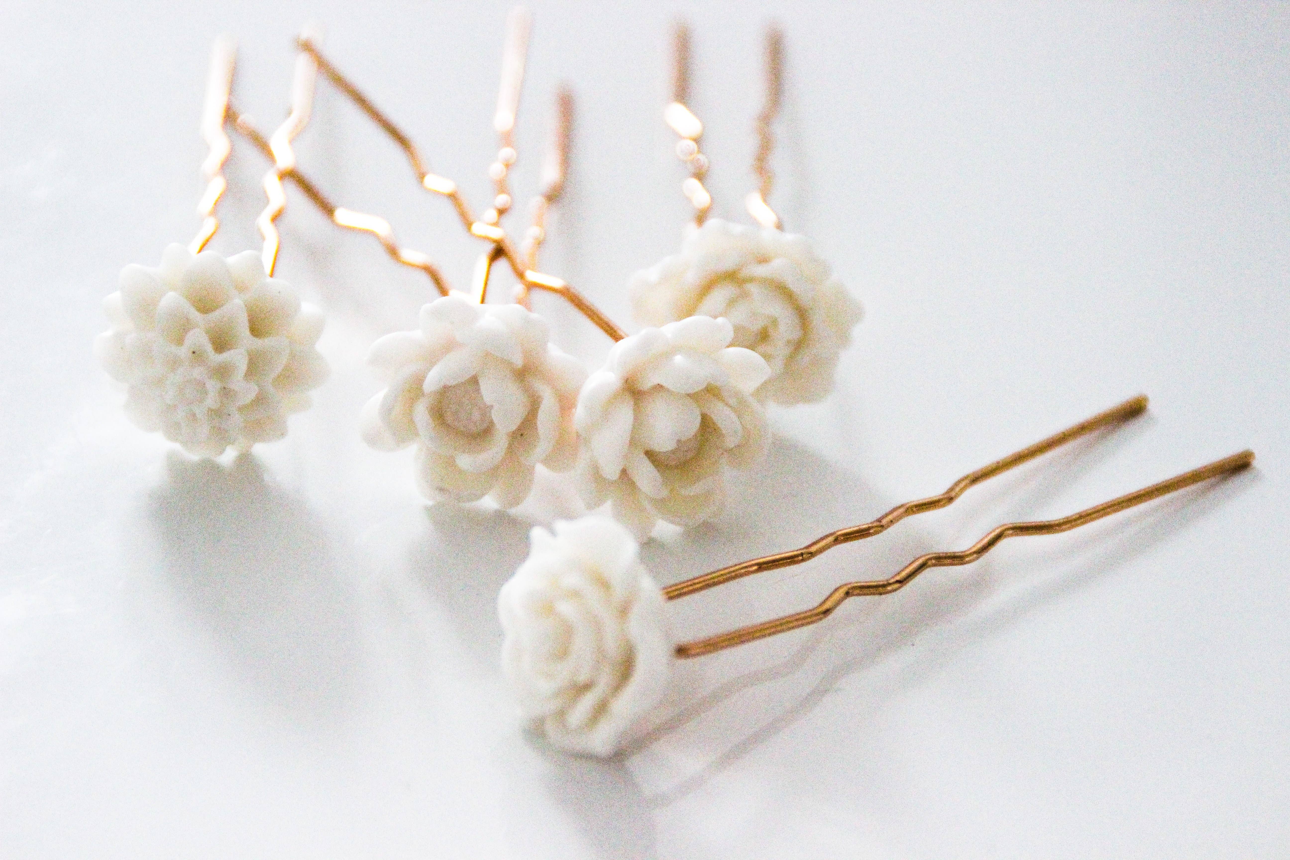 La parisienne des îles - Wholesale Hair Pin - Épingles À Cheveux Fleurs - 32