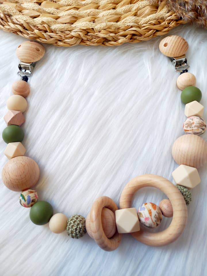 Wagenspanner - Safari, donkergroen, beige for wholesale by Happy by Lies