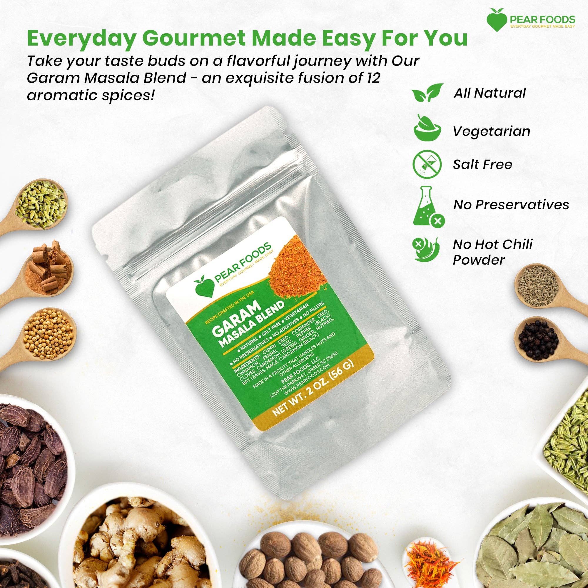 REMOVED BRAND - Wholesale Dried Spice Mix - Garam Masala Blend2