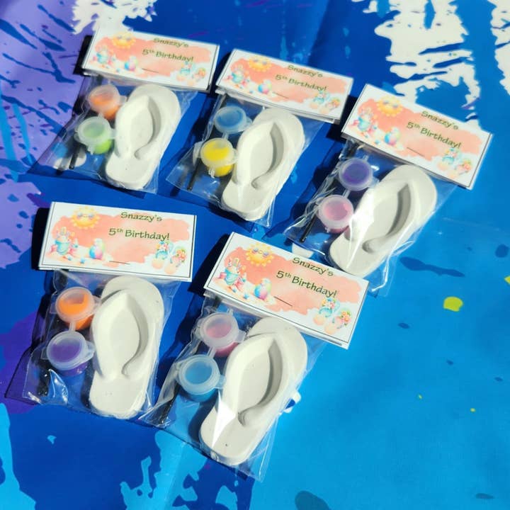 Snazzy Crayons - Venta al por mayor Kit de manualidades - Niños - Kits de Pintura de Yeso con Temática de Fiesta en la Piscina para Niños | Pintura DIY2