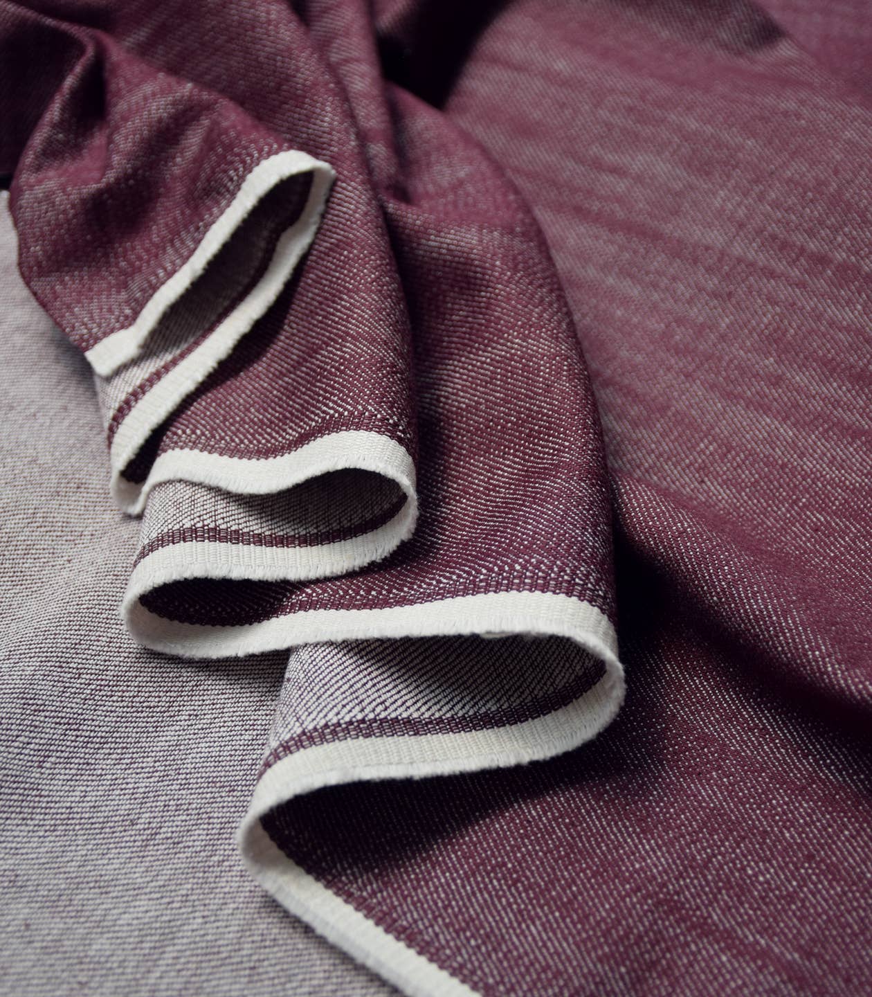 COUSETTE - Wholesale Fabric - Mahogany Denim Fabric2