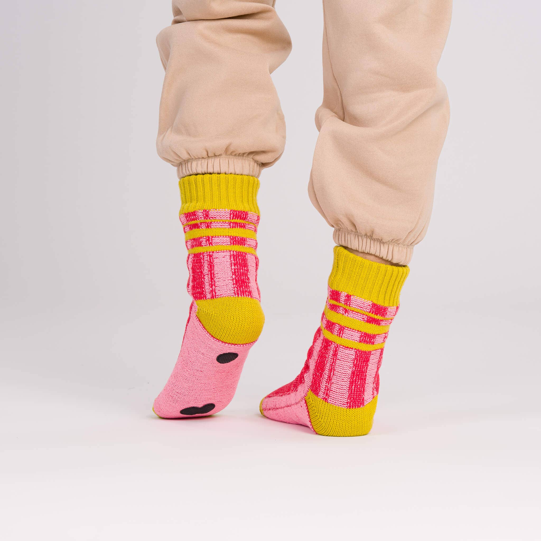 VERLOOP | knits - Wholesale Socks - Unisex - Plaid Stripe House Socks11