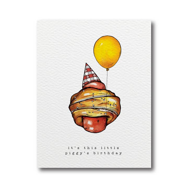 This Little Piggy's Birthday for wholesale by CARDS BY ALLIE