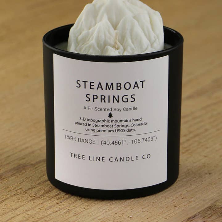 Steamboat Springs Candle for wholesale by Tree Line Candle Co