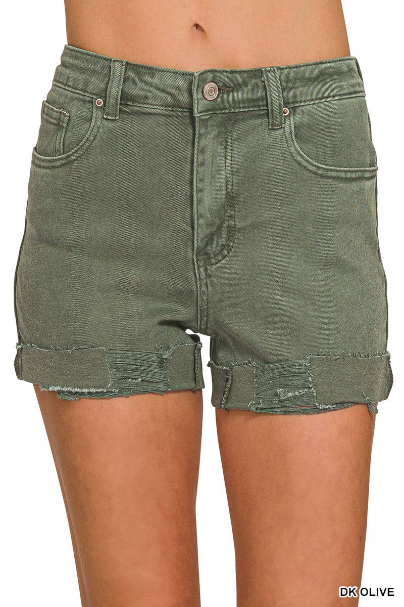 Vanilla Monkey - Wholesale Korte broeken - Dames - Korte broek met 5 zakken en manchetten10