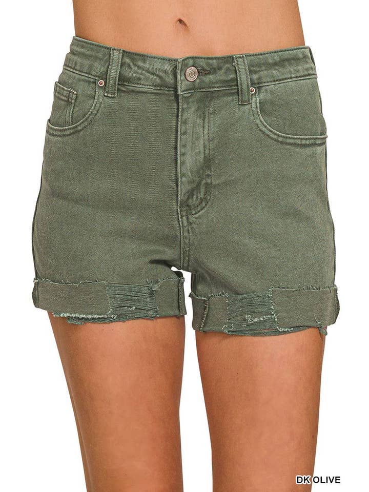 Vanilla Monkey - Wholesale Korte broeken - Dames - Korte broek met 5 zakken en manchetten10