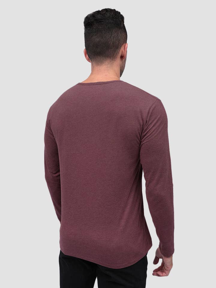 INTO THE AM – Großhandel T-Shirt – Herren – Langarm-Henley-Shirt für Herren (Marke)60