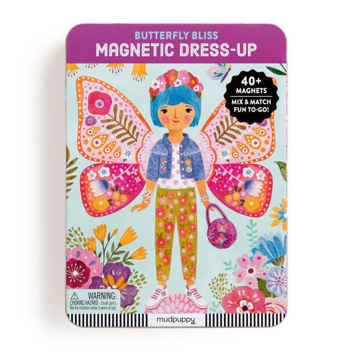 Chronicle Books - Wholesale Toy Set - Kids - Butterfly Bliss Magnetic Dress-up
