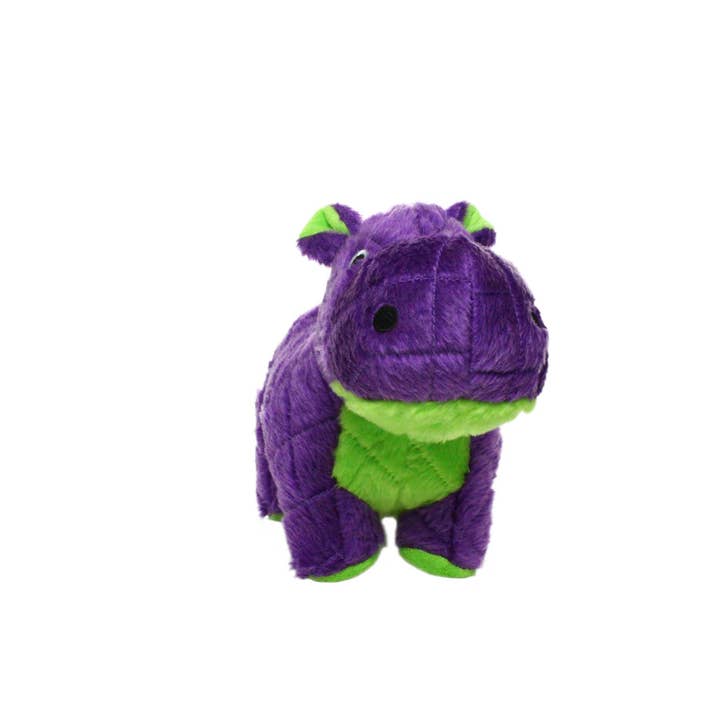 Tuffy Dog Toys - VIP Products – wholesale Pet squeaky toy – Dog – Mighty Safari Hippo - Purple, Plush, Squeaky Dog Toy