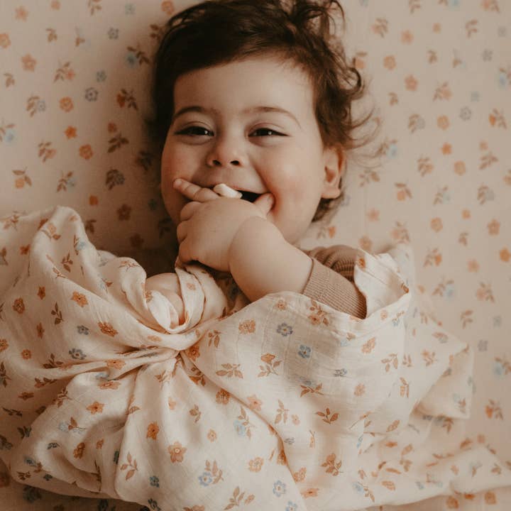 Fox & Fallow - Wholesale Sheet set - Meadow Organic Fitted Bassinet Sheet/Change Pad Cover3