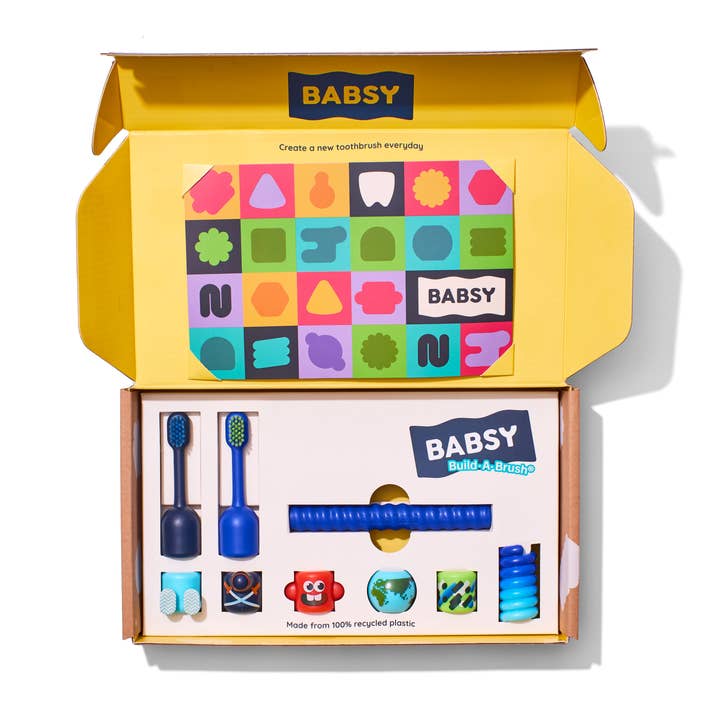 Babsy - Wholesale Toothbrush - Kids & Baby - Build-A-Brush Starter Kit - Adventure Awaits1