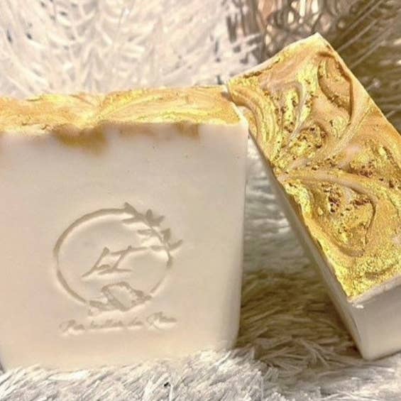 Les Bulles de Lisa - Wholesale Bar Soap - DOUCEUR D'OR | Handmade 100% Shea Butter Soap