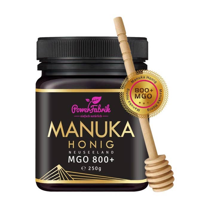 Manuka honning MGO 800+, 250g, original fra New Zealand for engroshandel hos Power Fabrik