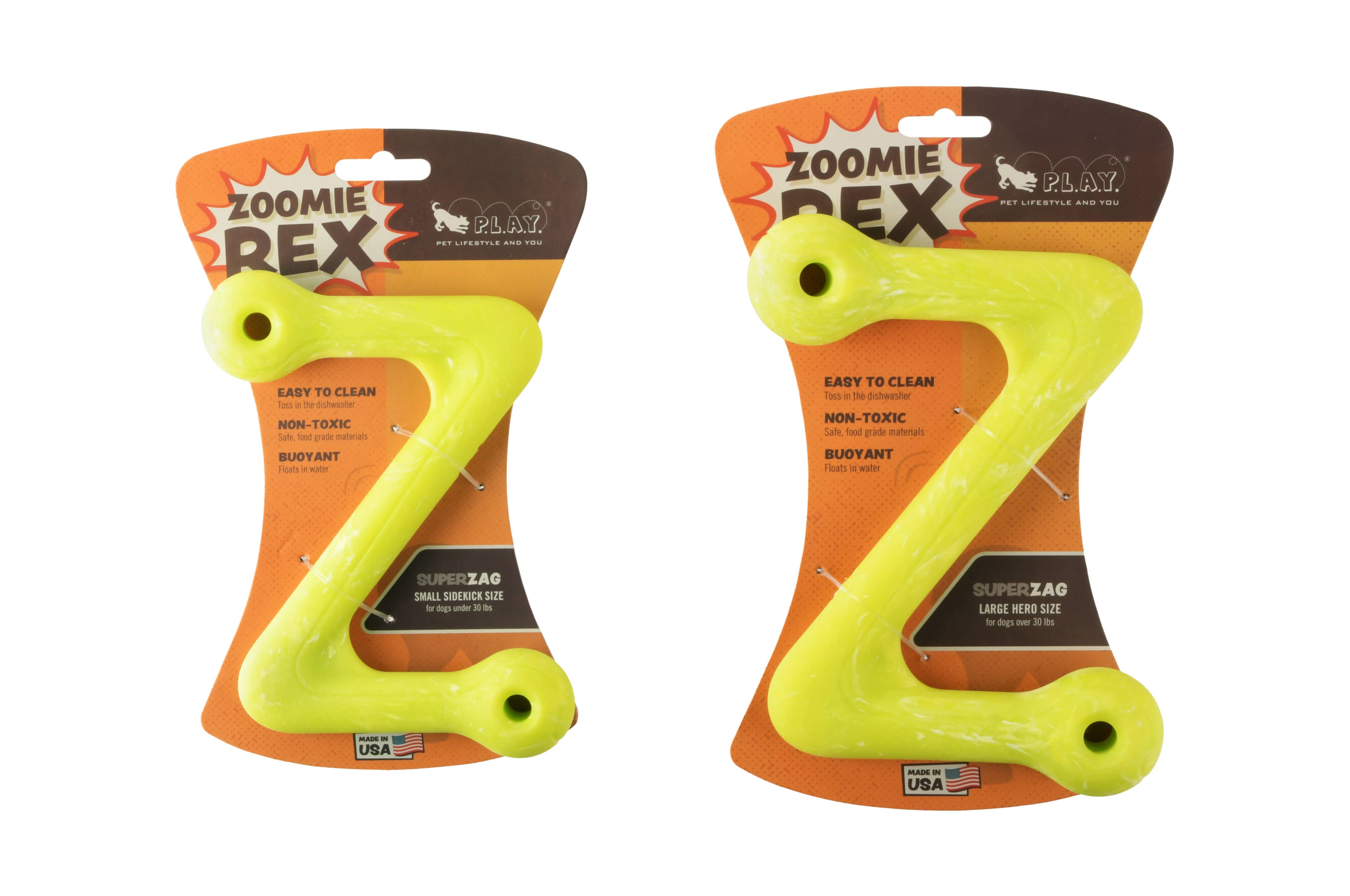 P.L.A.Y. Pet Lifestyle and You - Vente Jouet en corde – chien - ZoomieRex SuperZag12
