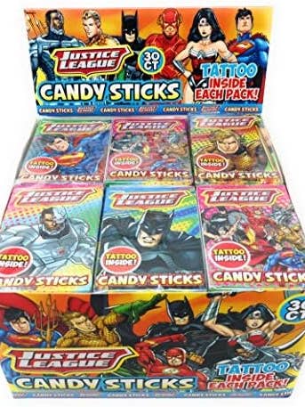 Colombie - Bâtonnets de Bonbon Justice League 30 Unités pour la vente par iSweet.ca