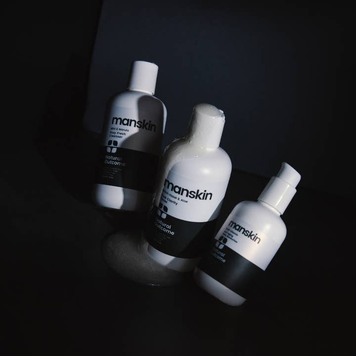 Natural Outcome Skincare - Wholesale Facial Care Set/Kit - Men's - Man Skin Daily 3 Step Regimen Face Set