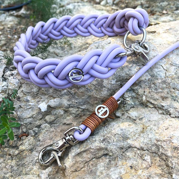 GASSI GLAMOUR - Wholesale Pet Collar - Dog - BioThane® Collar Lilac6