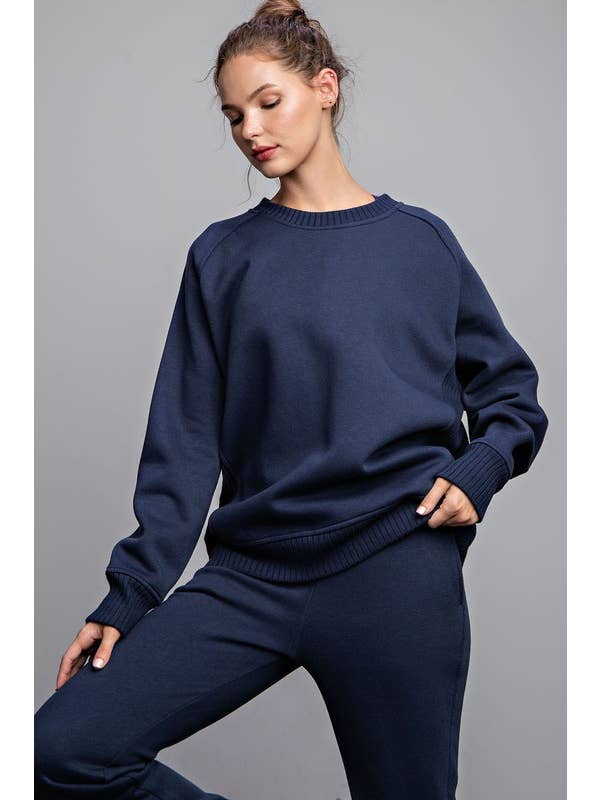 Sunday Morning – Sweatshirt - Mulher por atacado – T9797PL37 Plus Size Gola redonda Sweatshirt Francesa Terry20