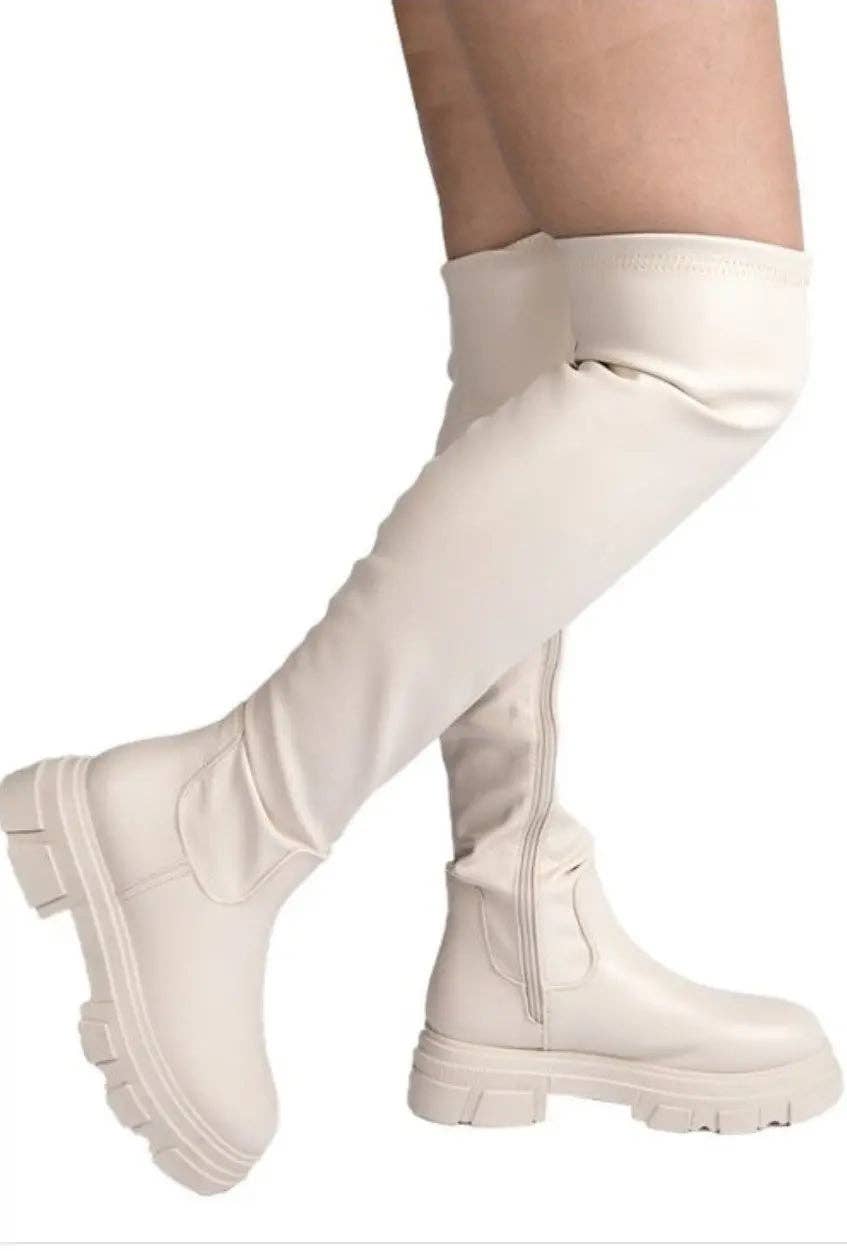 K Monae's – wholesale Boots – Women’s – "She Got It" Over the Knee Flat Boot1