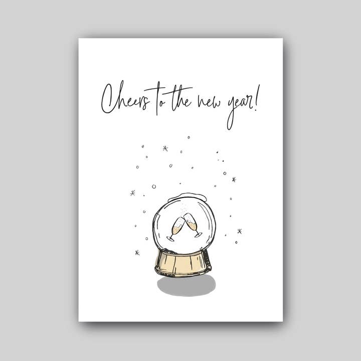 Studio Raquelle - Wholesale Christmas Card - Cheers1