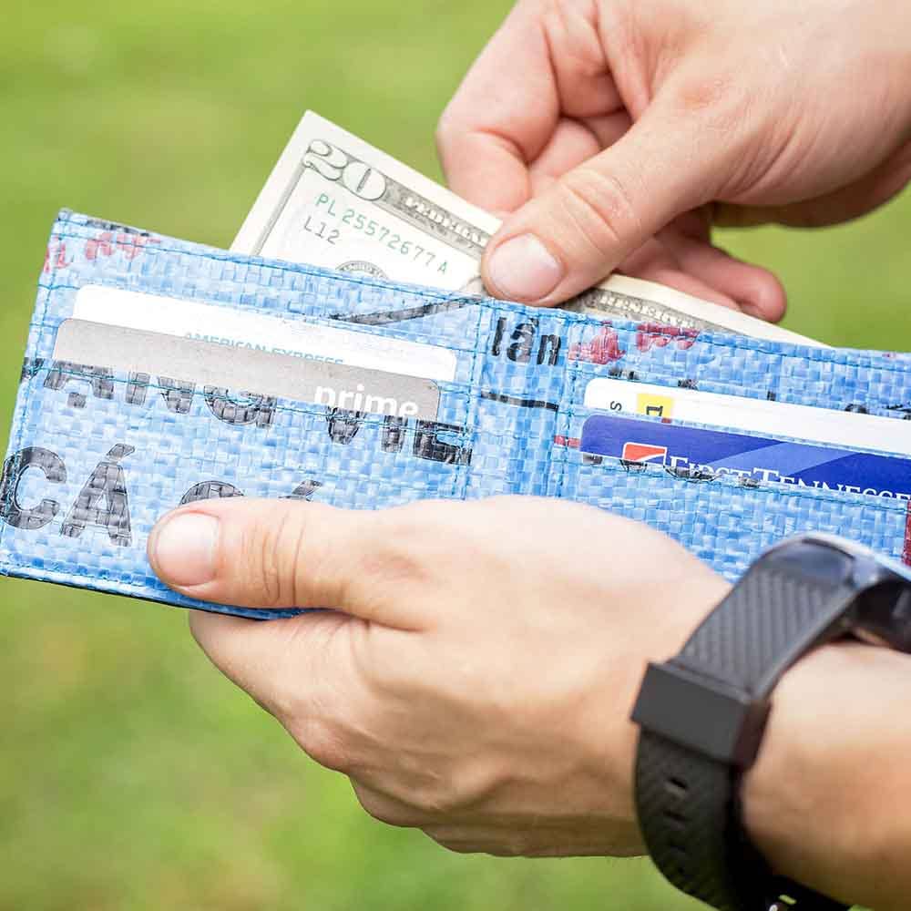 Malia Designs - Wholesale Wallet - Men's - Tire Wallet - Slim Bifold Vegan Wallet - Best Dad Wallet0