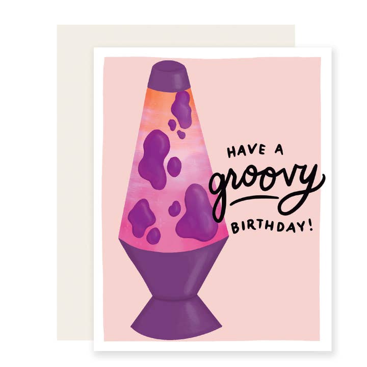 Slightly Stationery – wholesale Birthday card – Groovy Birthday Card | Happy Birthday Card | Groovy Card