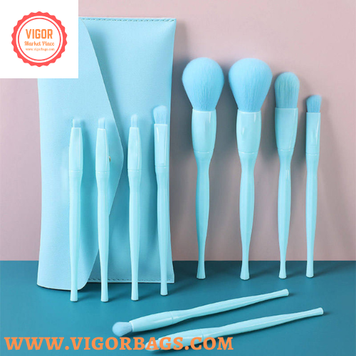 High Quality 10 pcs Candy Color Makeup Brushes Tool Set - MO for wholesale on Faire4