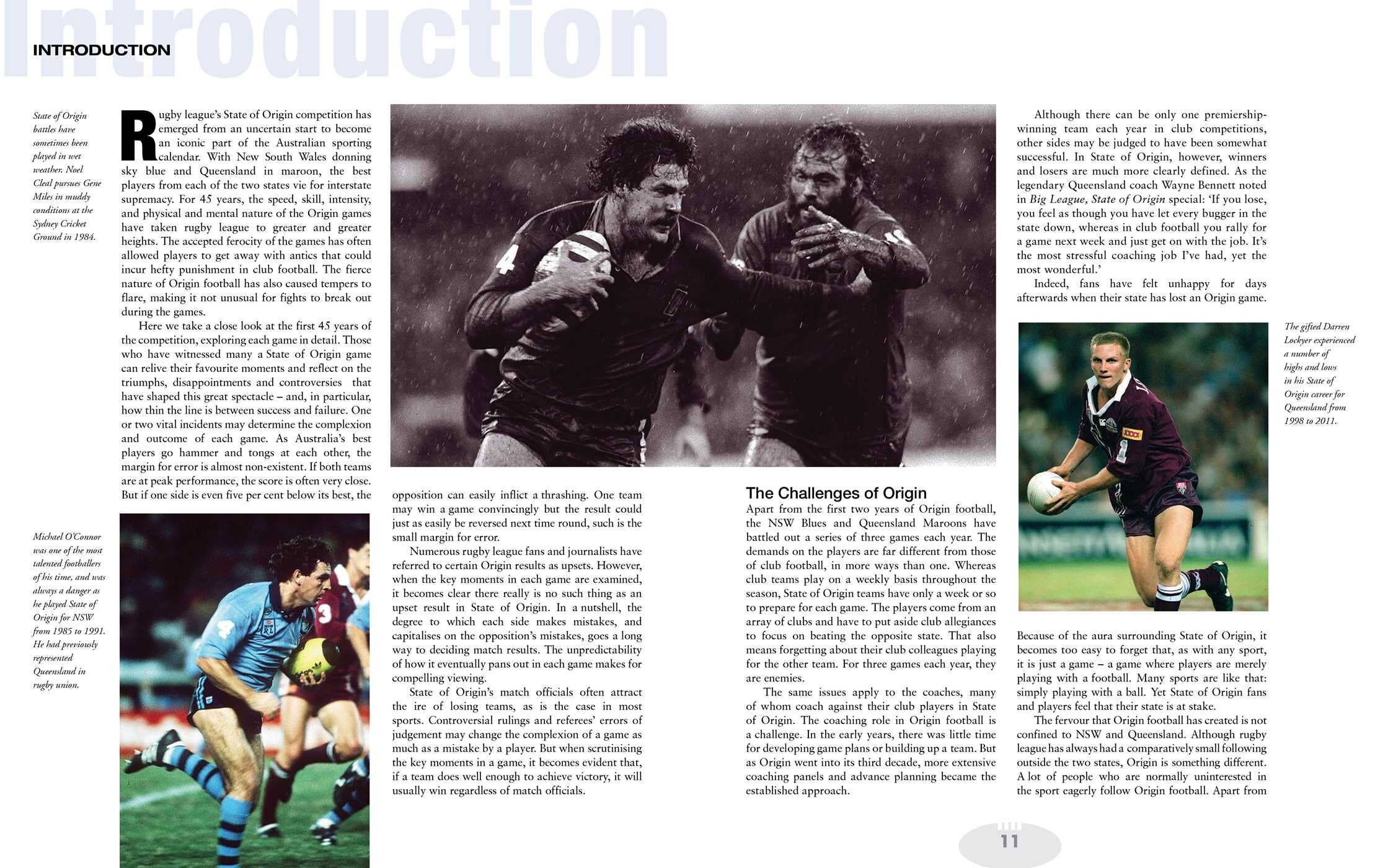 WONDER IMPORTS AUSTRALIA - Wholesale Sports & recreation book - State of Origin 45 Years Hardcover2