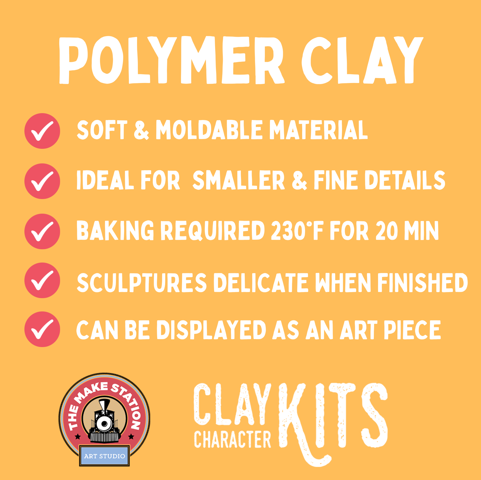 The Make Station | DIY Clay Kits – wholesale DIY craft kit – Child – Peter the Polar Bear DIY Polymer Clay Kit - Wholesale Craft2