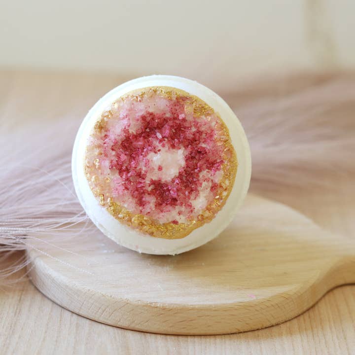 Sudsy Soap Works LLC - Wholesale Bath Bomb/Fizz - Ruby Geode Bath Bomb, Crystal Bath Bomb3