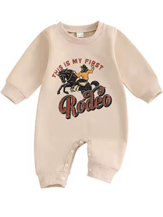 My First Rodeo Onesie for wholesale by The New Class