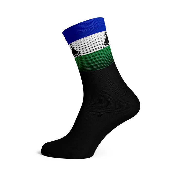 Calzini Lesotho Flag per la vendita all'ingrosso da parte di Sox Footwear