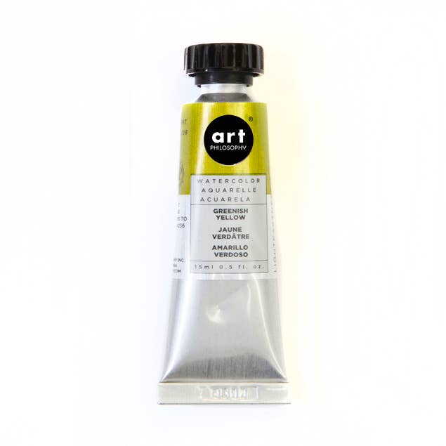 Art Philosophy® Acquerello Giallo Verdastro 15 ml serie #4 per la vendita all'ingrosso da parte di Art Philosophy