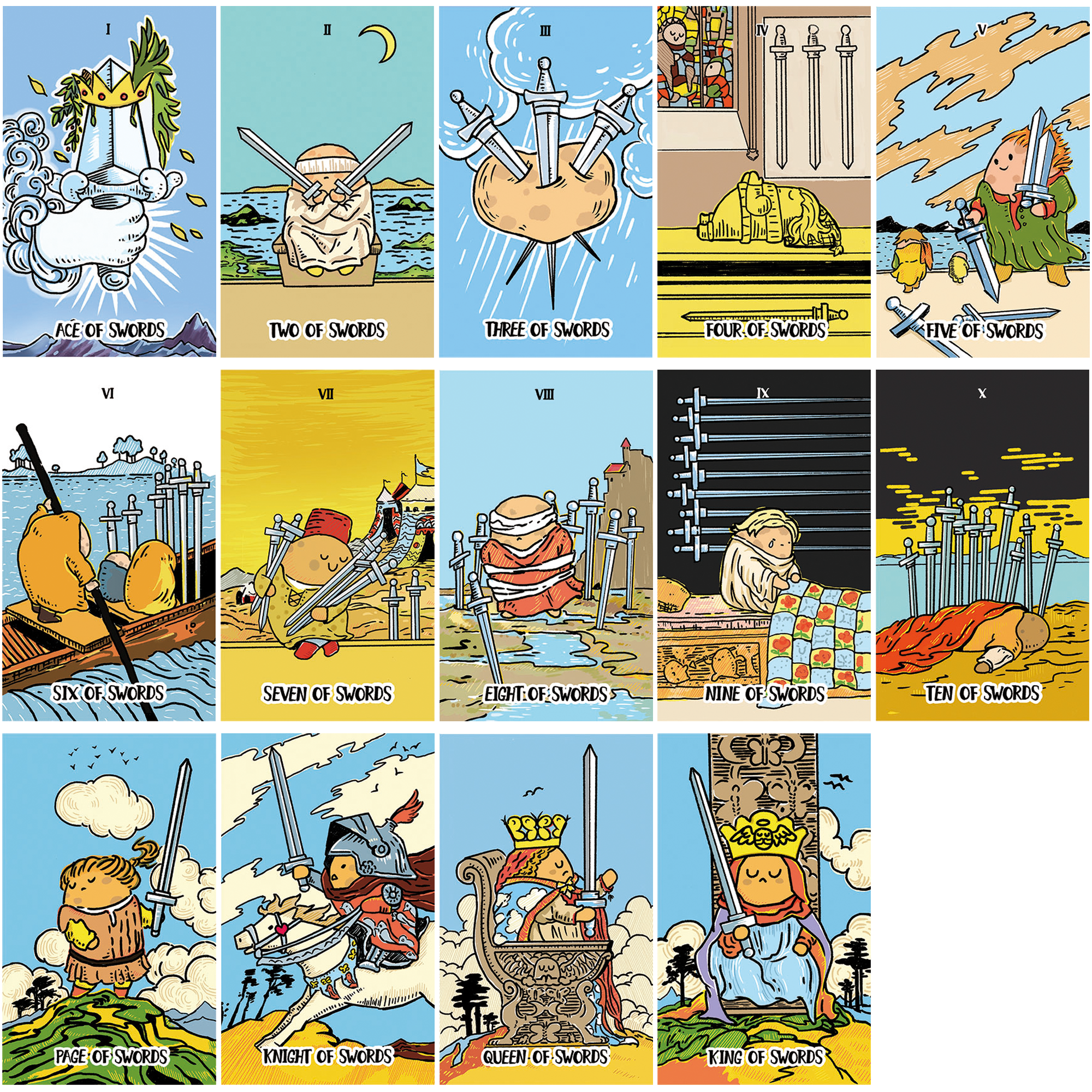 Vermilion Collection – wholesale Tarot cards – Potato Waite Tarot6