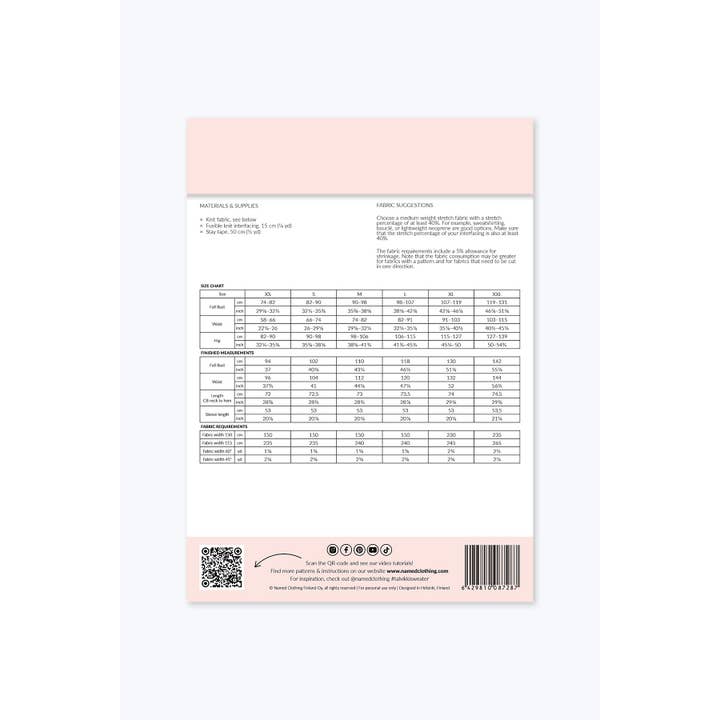 Named Clothing Finland Oy - Wholesale Craft Sewing Kit - Talvikki sweater7