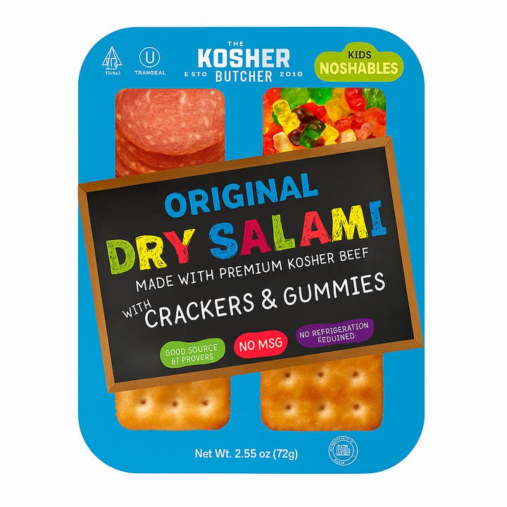 LAGMA - Wholesale Salami - The Kosher Butcher Kids Noshables 2/6PK (12CT)