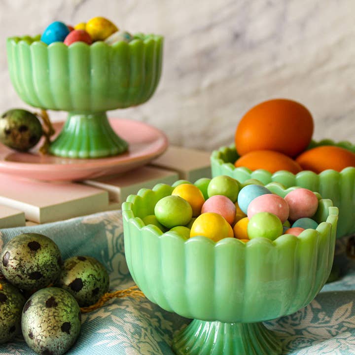 TableCraft Products Company - Wholesale Dish - Jadeite Glass Collection Sundae Dish