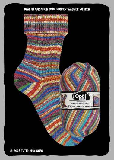 SCHULANA - Wholesale Yarn - OPAL sock yarn after Hundertwasser 4-ply32