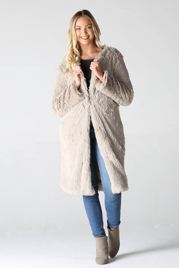 ANGIE - Wholesale Jacket - Women's - SJ711-ASIS FAUX FUR COAT11