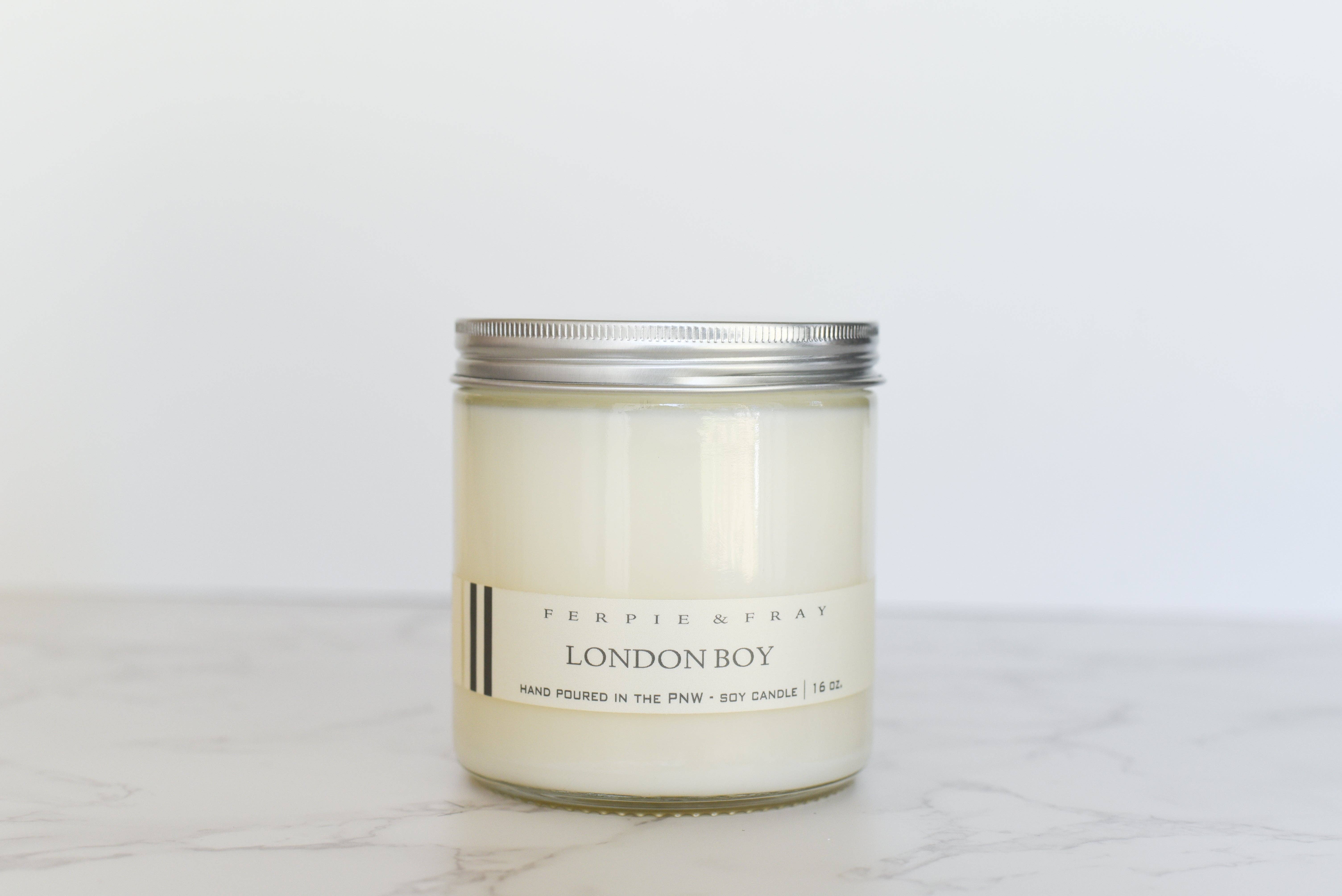 Ferpie + Fray - Wholesale Jar/Filled Candle - London Boy0