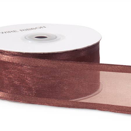 Nashville Wraps - Wholesale Ribbon - Gift Wrapping - Wired Satin Edge Sheer Ribbon7