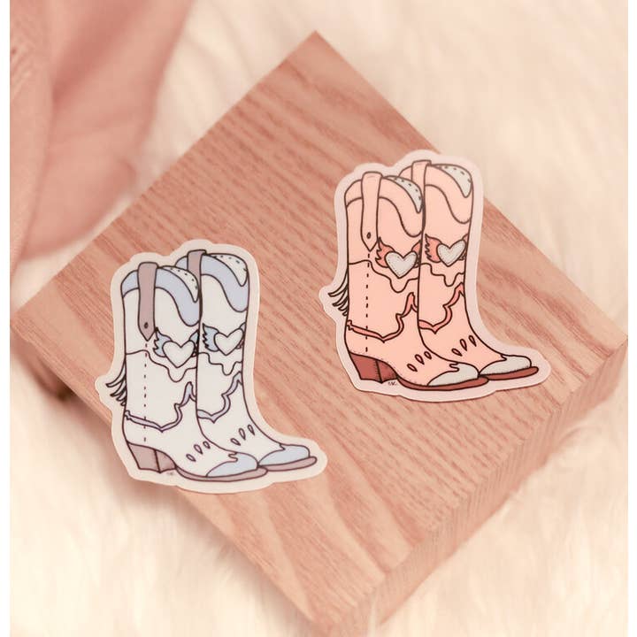 Cowboylaarzen sticker voor wholesale door CK + CO