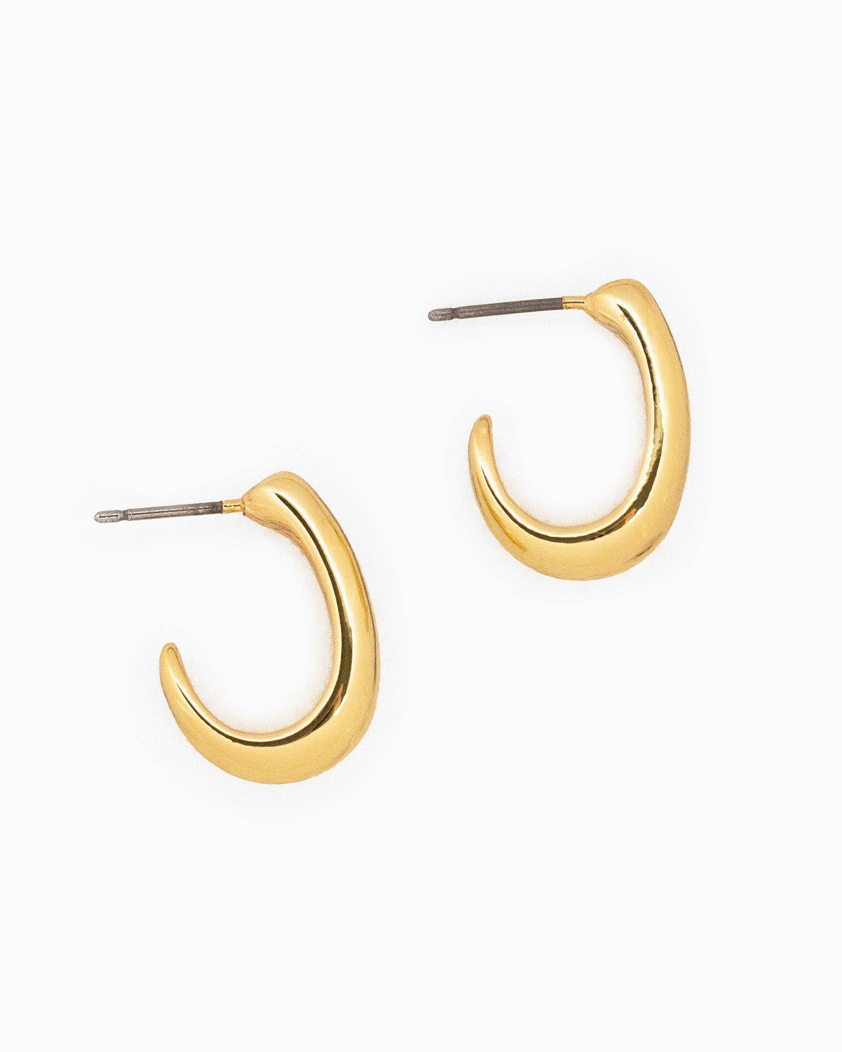 Sessori - Wholesale Hoop Earrings - Abstract Bold Gold Hoop Set, Set of 33