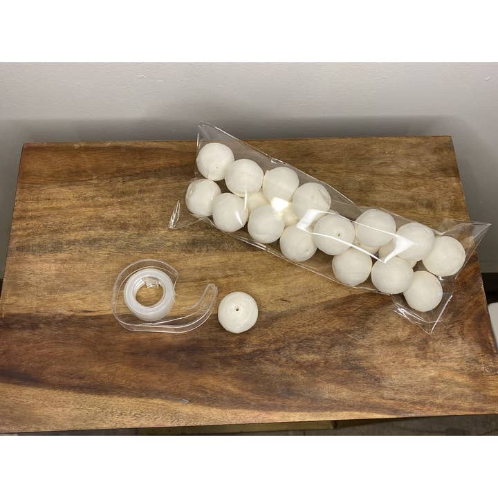 Petals and Pearls Design - Wholesale Craft Supplies - 30mm Spun Cotton Balls