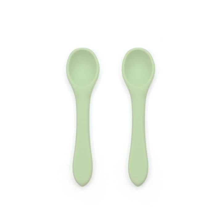 OB Australia - Wholesale Feeding Set - Baby - 2-Pack Food Grade Silicone Baby Spoons in 6 Colors